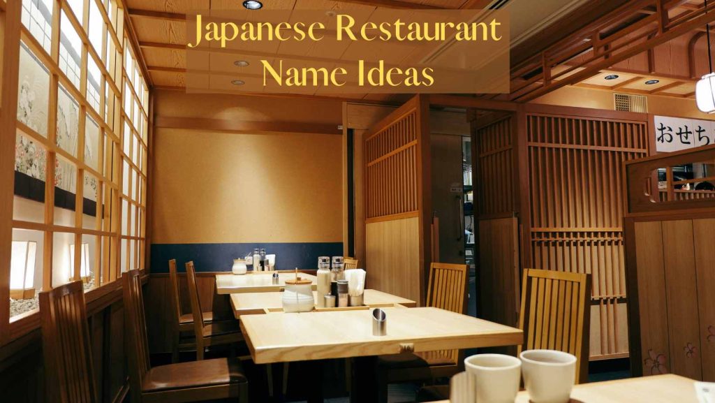 japanese resturant names
